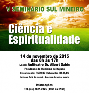 seminario sul mneiro ciencia espiritualidade